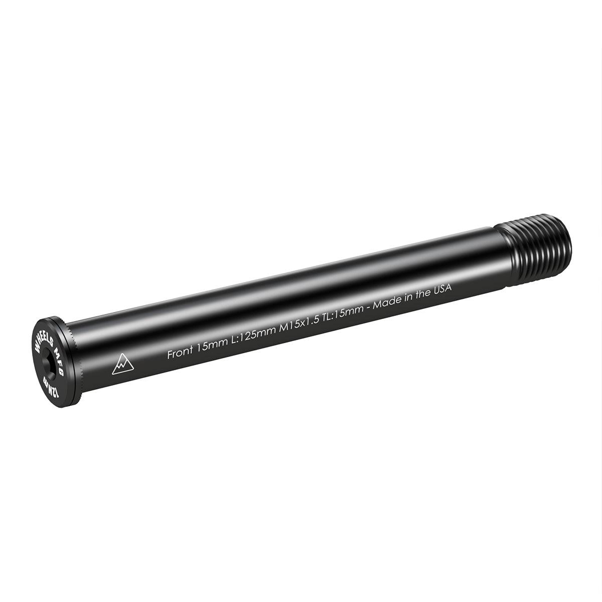 Front Thru Axle 15mm x 125 Length x 1.5 Thread Pitch - Flat Washer - Default Title