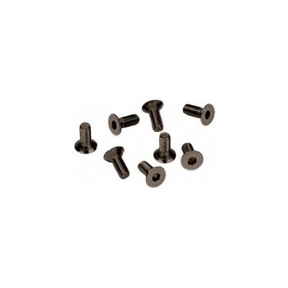 CRL 6 mm x 12 mm Cover Plate Flat Allen Head Screws