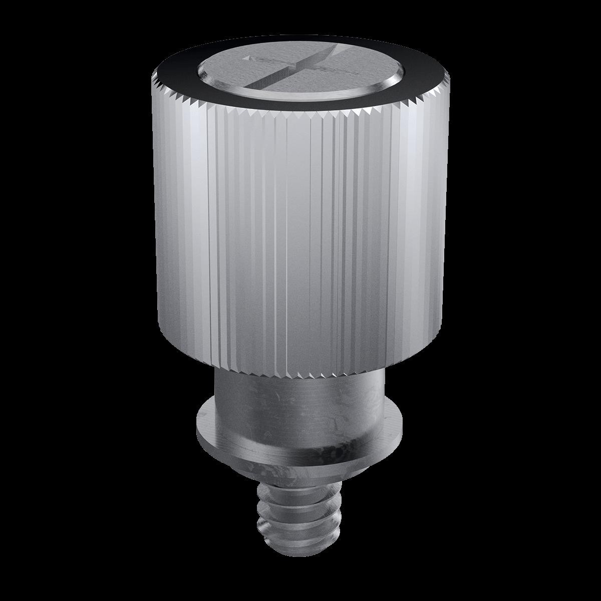 Self-Clinching Collar Base Panel Fastener Smooth Head Aluminum Knob Steel Base Stainless Screw M3521506 x 0 100 Pack 8211 Self-Clinching Collar Base Panel Fastener Smooth Head Aluminum Knob Stee