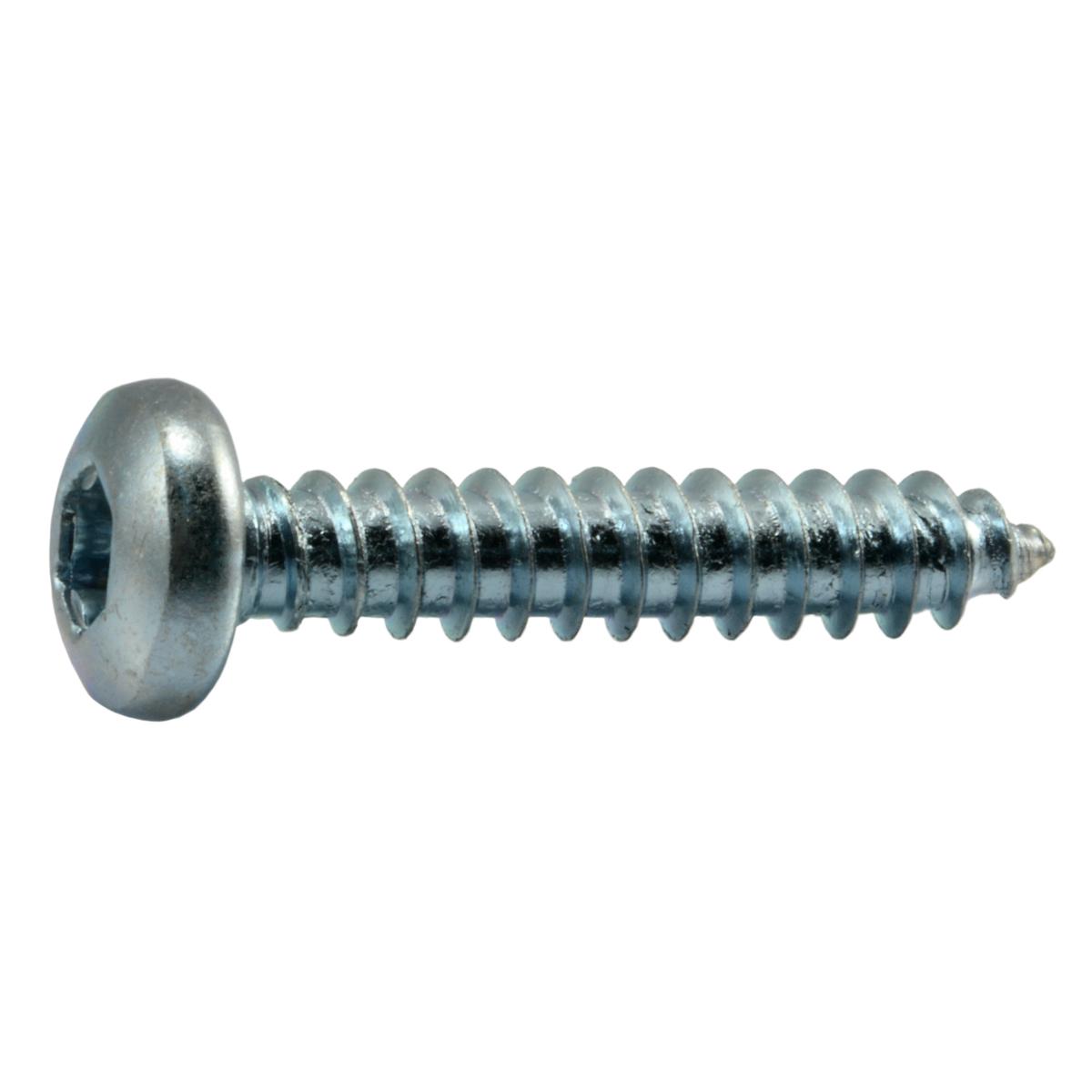 #10 x 1" Zinc Plated Steel Star Drive Pan Head Sheet Metal Screws (30 pcs.)
