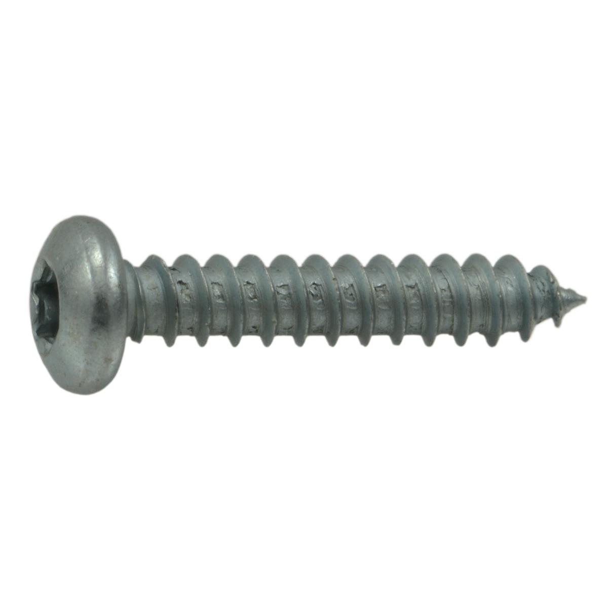 #4 x 5/8" Zinc Plated Steel Star Drive Pan Head Sheet Metal Screws (35 pcs.)