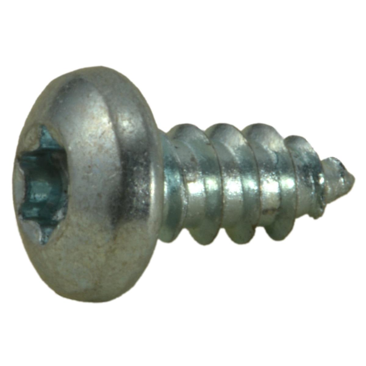 #8 x 3/8" Zinc Plated Steel Star Drive Pan Head Sheet Metal Screws (45 pcs.)