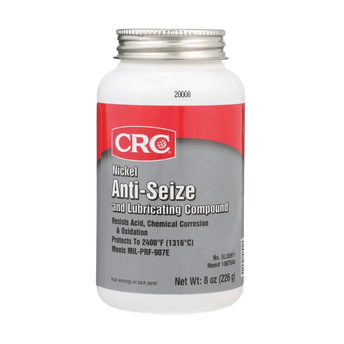 Nickel Anti Seize Lubricating Compound For Fittings And Flanges Go To Heavy Duty Grease For Bolts Bushings And Headers 8 Ounce Anti Seize Lubricant High Temp...