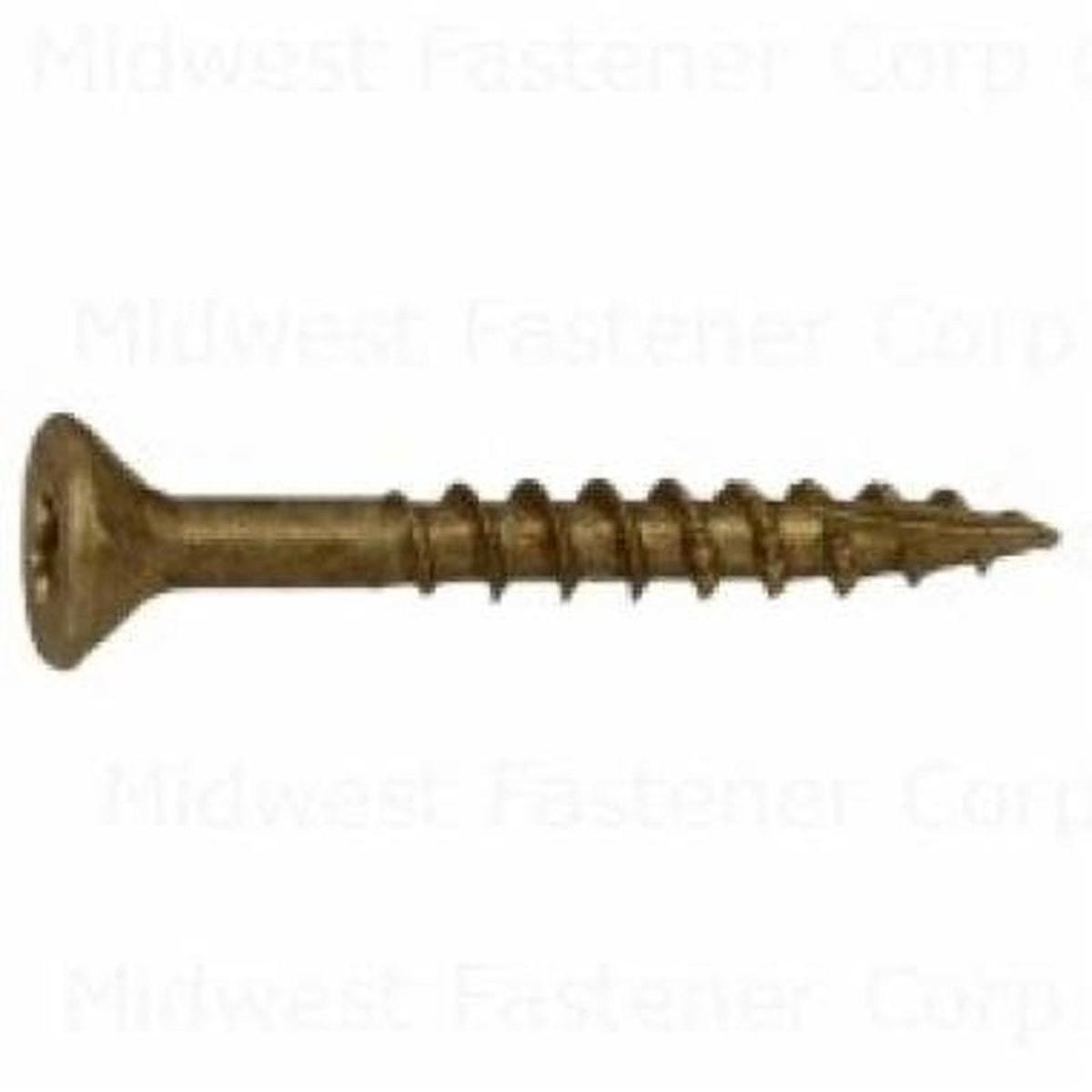 SaberDrive 50750 Deck Screw, #9 Thread, 1-1/2 in L, Serrated Thread, Bugle Head, Star Drive, Steel, 795/PK