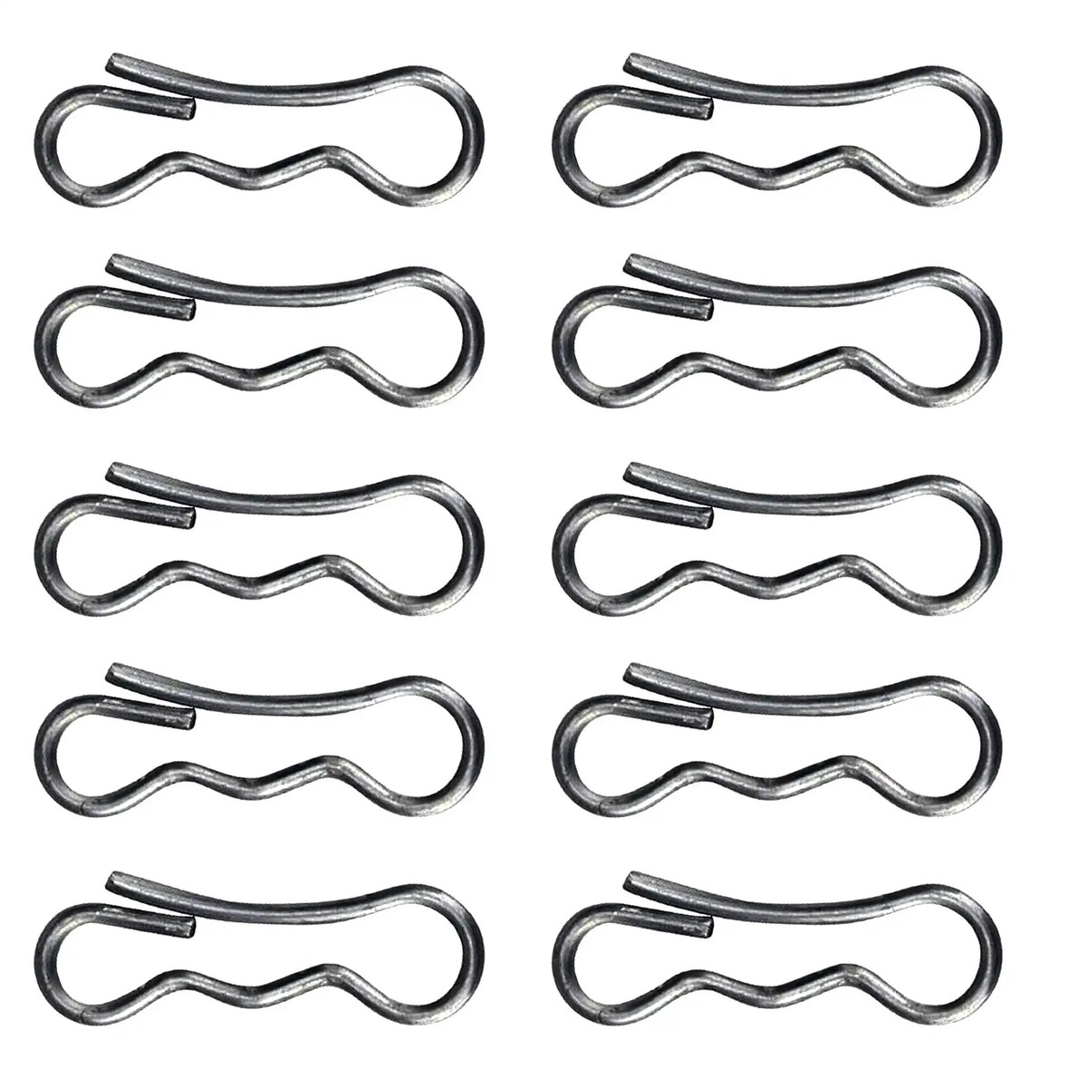 Stainless Steel Bow Tie Cotter Pins 714-04040 10 Pack Replacement Fits MTD Craftsman Husqvarna Ryobi Snowblowers And Lawn Equipment Durable Heavy Duty Fasten...