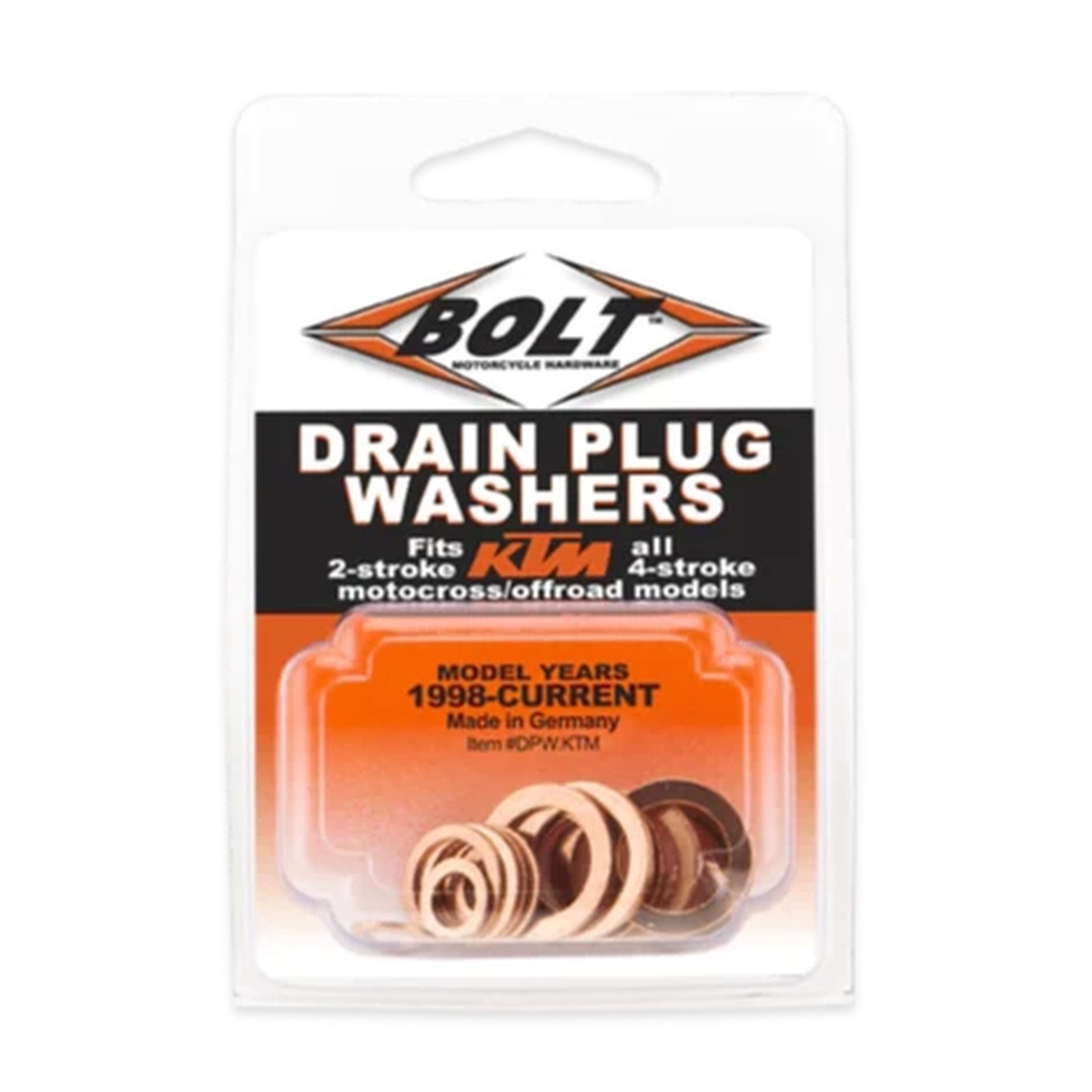 Bolt Drain Plug Washer ASSORTMENT KTM/HUSQVARNA SX/SX-F/EXC/EXC-F 50-500