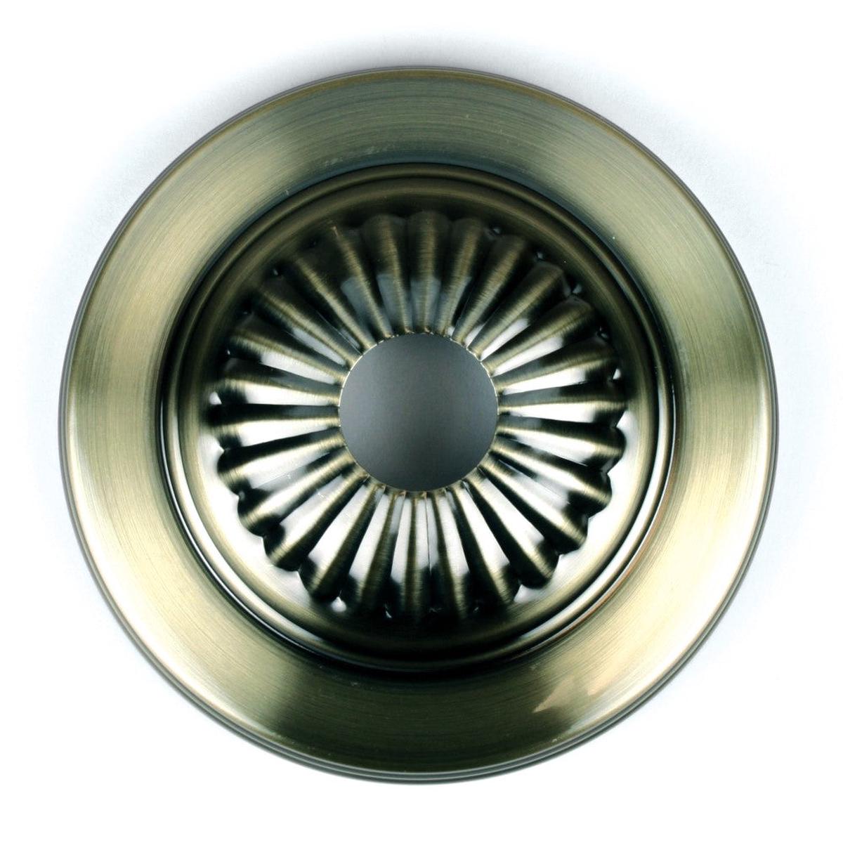Hy-Ko 5" Brass Lamp Canopy Kit, 1-1/16" Hole (1 pc.)