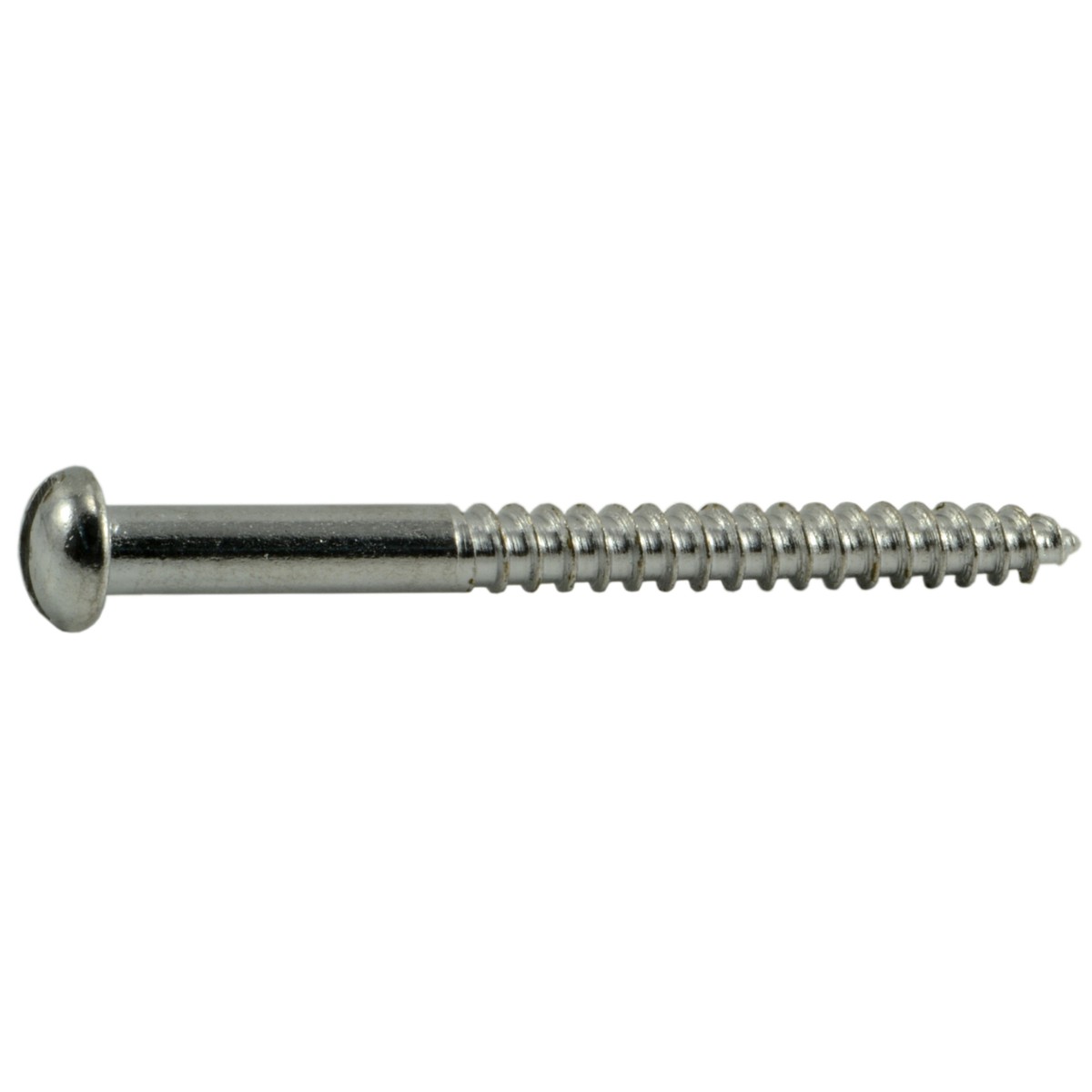 #8 x 2" Steel Slotted Round Head Wood Screws