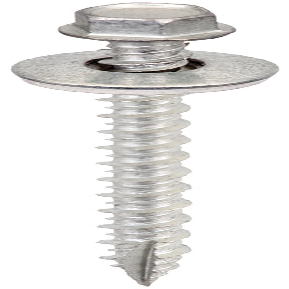 Acorn International SW-MW1225G250 Screw 12 Thread 2-12 in L High-Low Thread Hex Drive Galvanized 250BAG