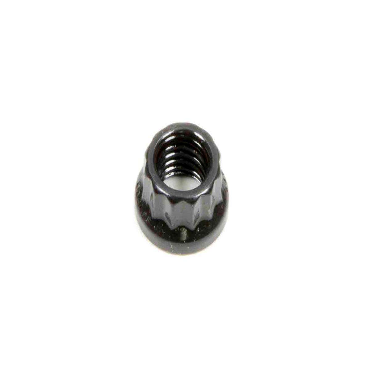 Nut - 8 mm x 1.25 Thread - 10 mm 12 Point Head - Chromoly - Black Oxide - Universal - Each