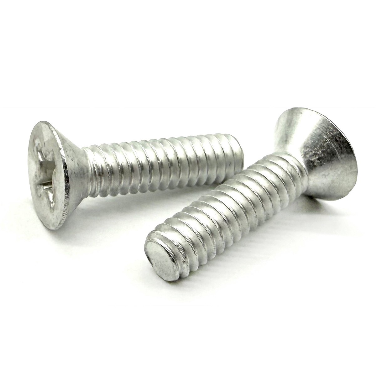 #6-32x3/8" Aluminum Phillips Flat Head Machine Screw