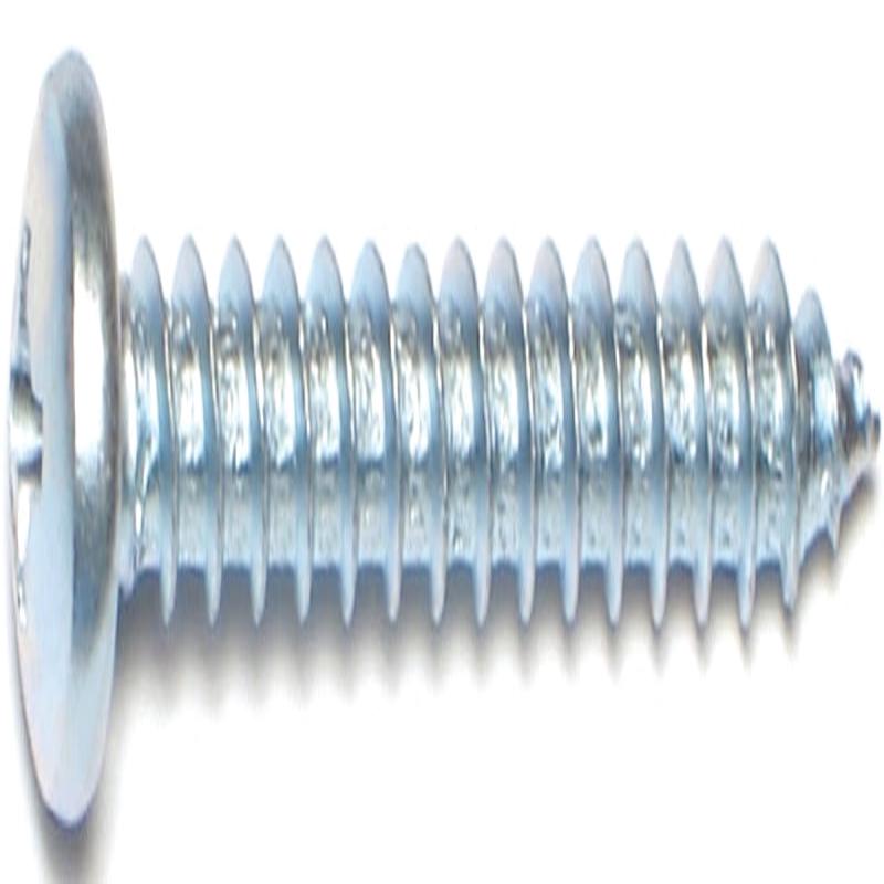 Midwest Fastener 03252 Screw, #10 Thread, Coarse Thread, Pan Head, Phillips Drive,Sharp Point, Steel, 100/PK