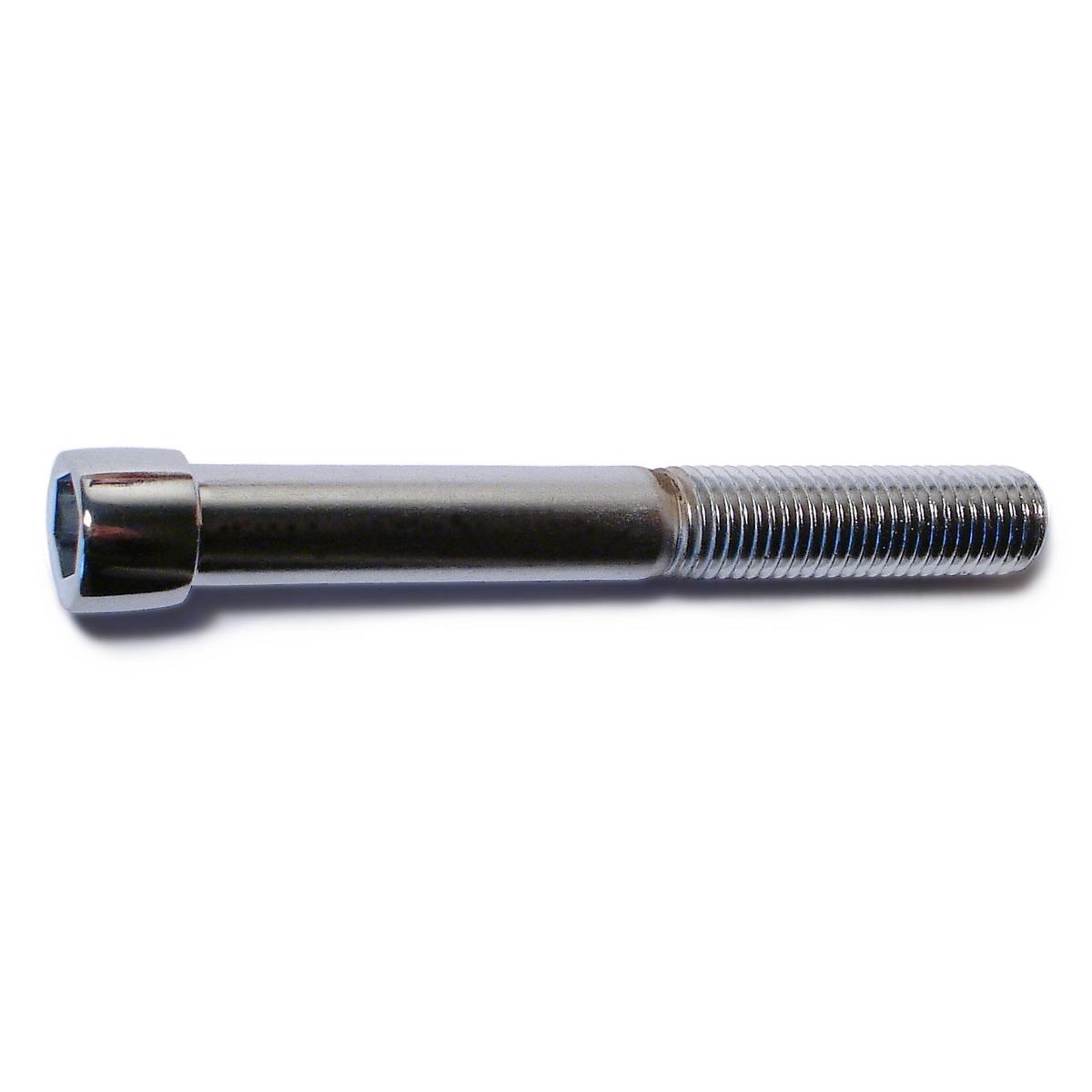 5/16"-24 x 2-1/2" Chrome Smooth Head Socket Cap Screws (8 pcs.)