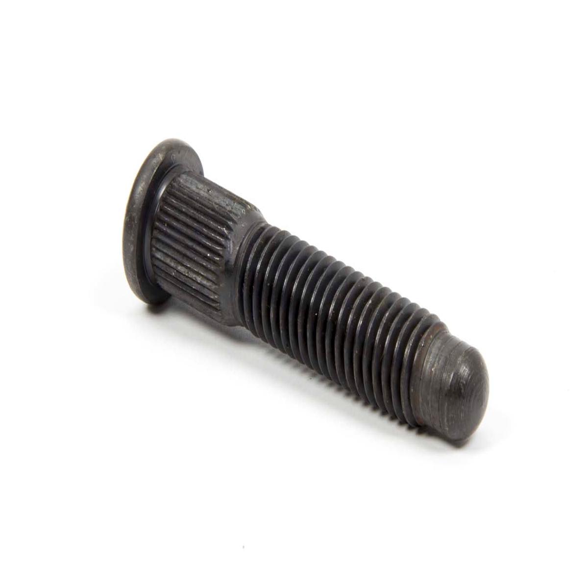 Wheel Stud - 5/8-11 in Thread - 3.125 in Long - 0.691 in Knurl - Steel - Black Oxide - Each