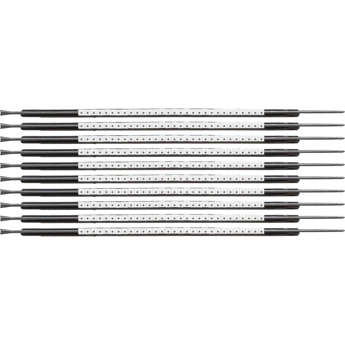 Brady Clip Sleeve Markers Size 05 | 1.401.80 mm | Black on White | 133087