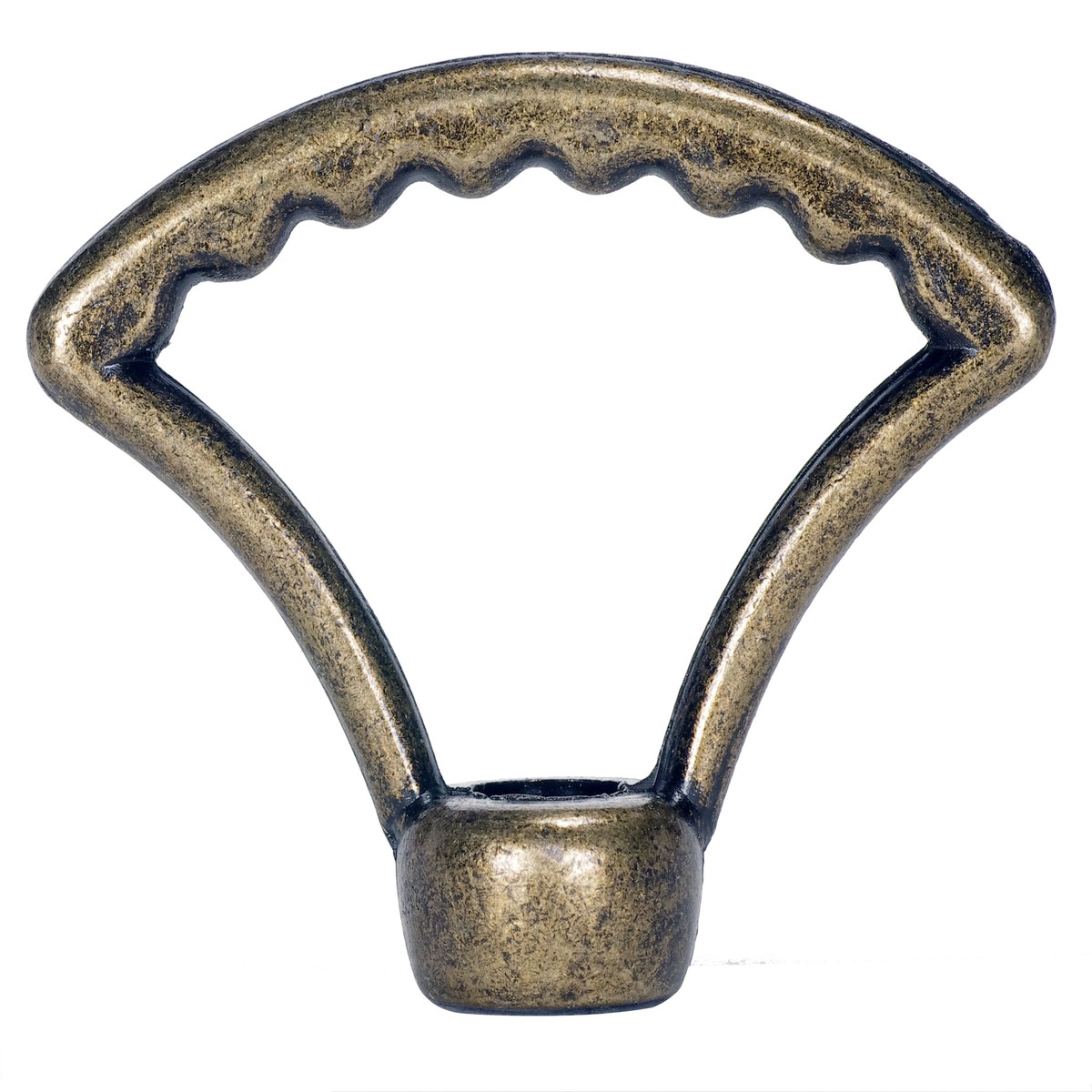 2" Die Cast Fixture Loops - 1/8 IP With Wireway - Hang Straight Loop - 20lbs Max - Antique Brass Finish - 500-Pack