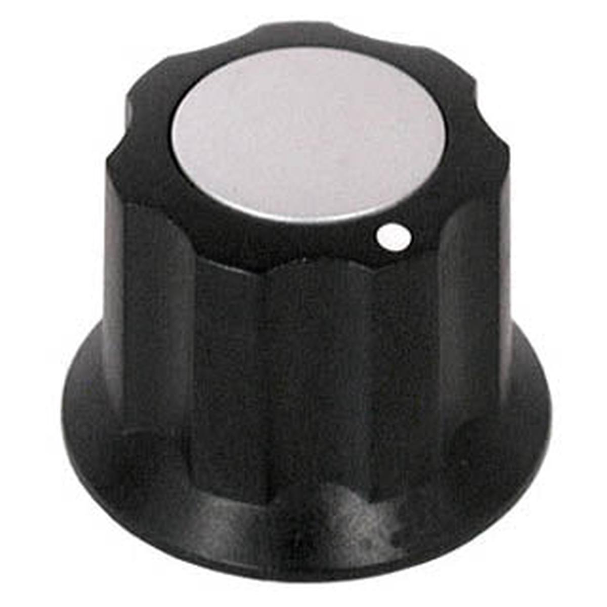 HAHC-141 - KNOB 1/8IN PLAST 16MM SCREW BLK