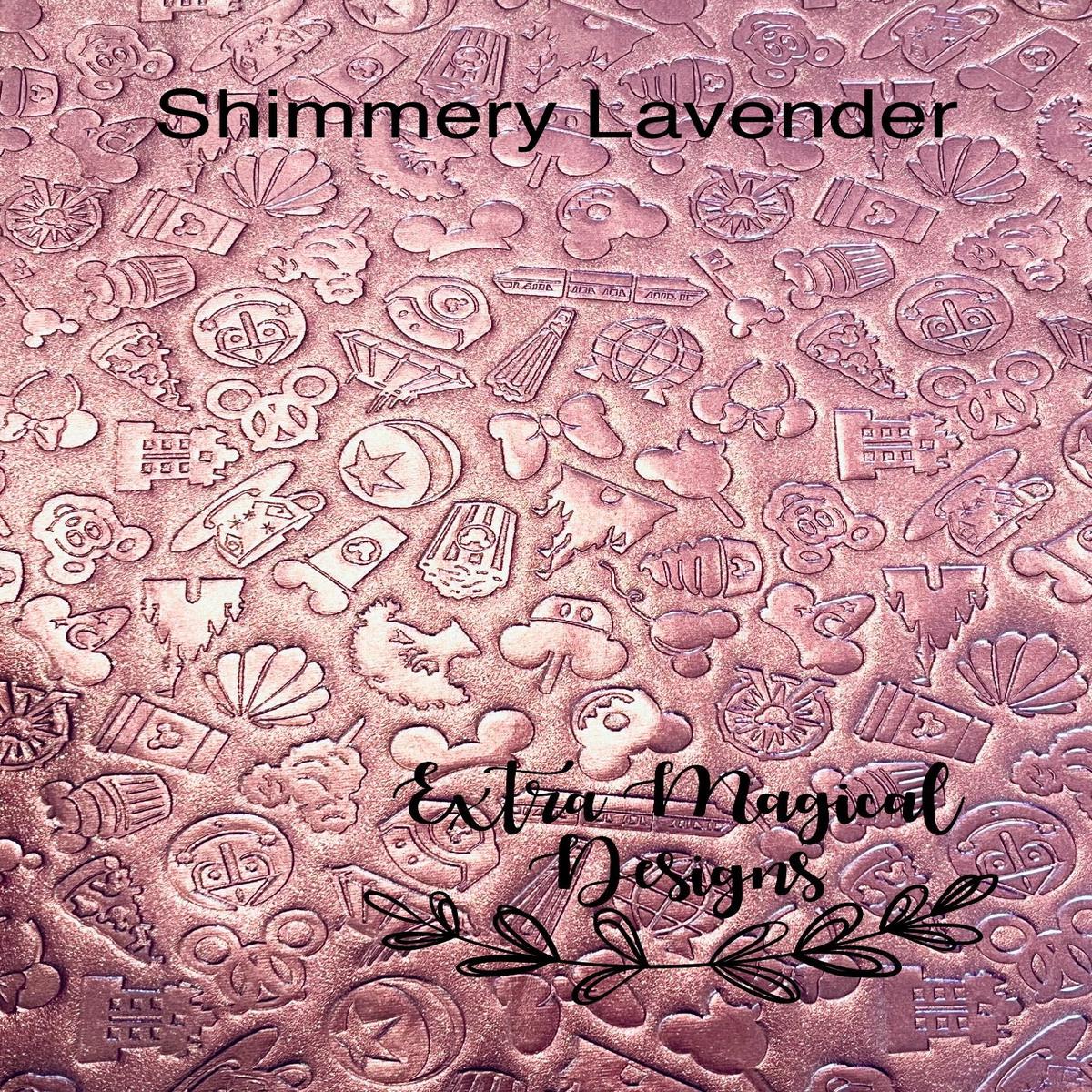 Parks Embossed Vinyl 18 inch Rolls A - Shimmery Lavender