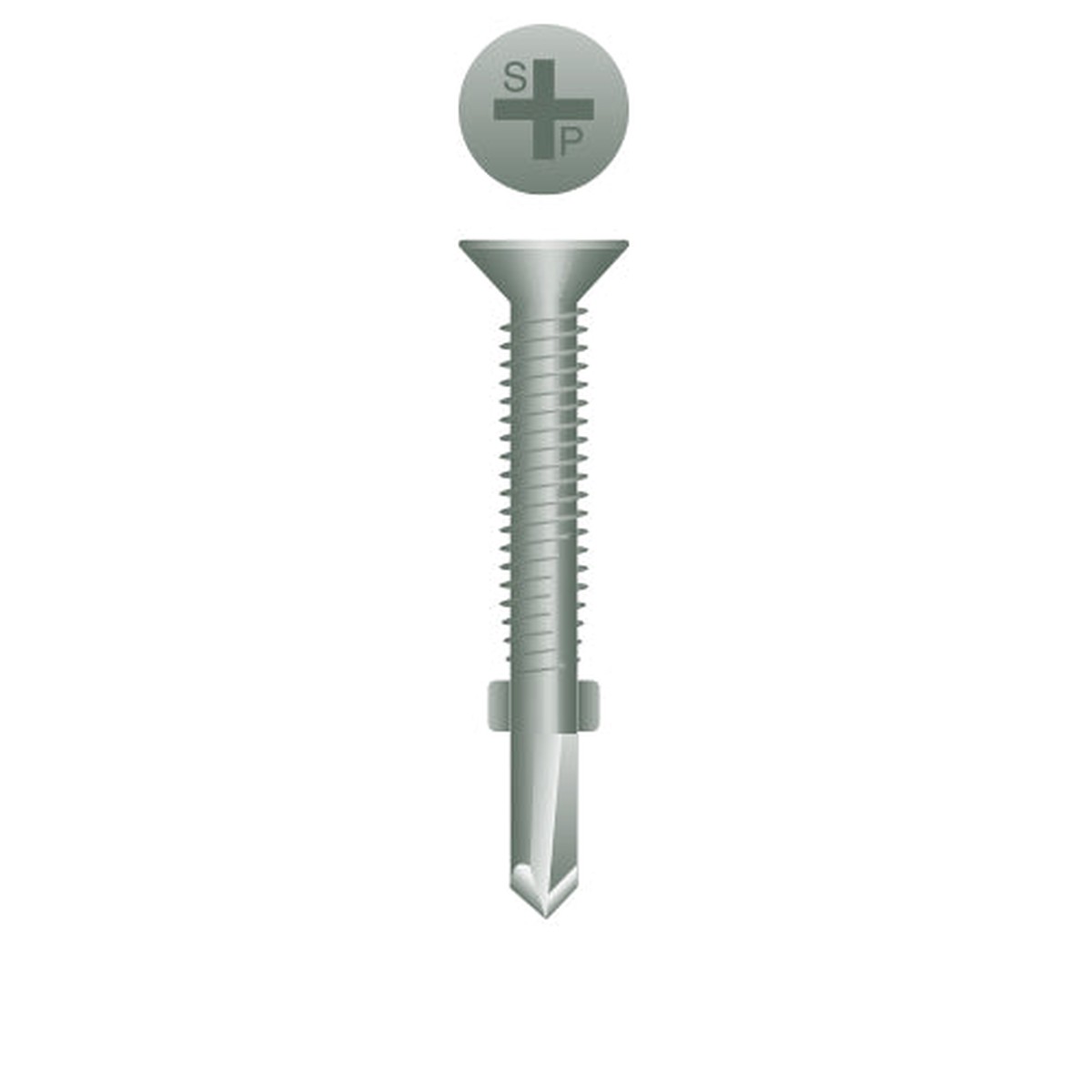 #1/4 Strong-Point Flat Head Reamer 1/4-20 x 3-1/2, PH, WAR