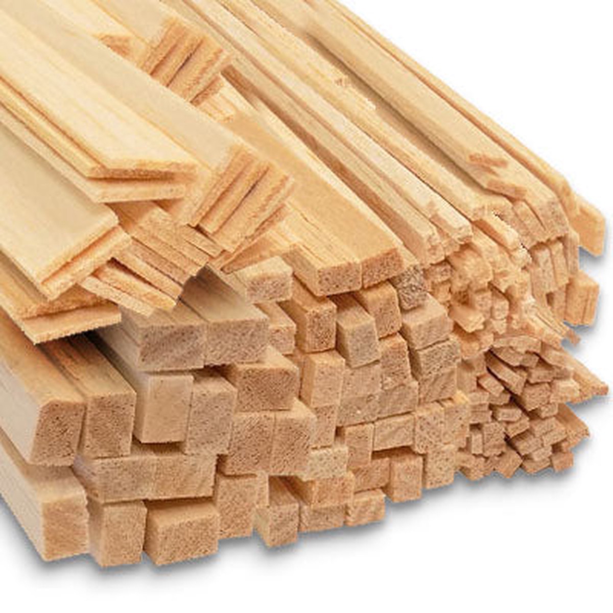 1/16"x1/2"x36" AAA Balsa Wood Stick (1) (BNM1016)